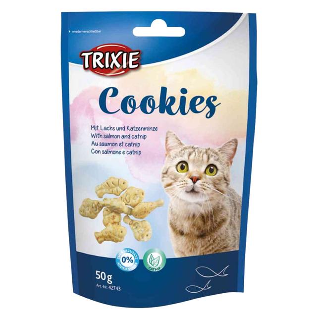 غذای تشویقی گربه تریکسی مدل COOKIES باطعم ماهی